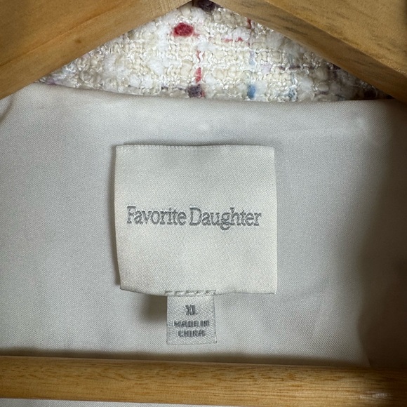 Favorite Daughter The Talullah Cinque Tweed Jacket Blazer Minimalist REVOLVE XL - Picture 10 of 14